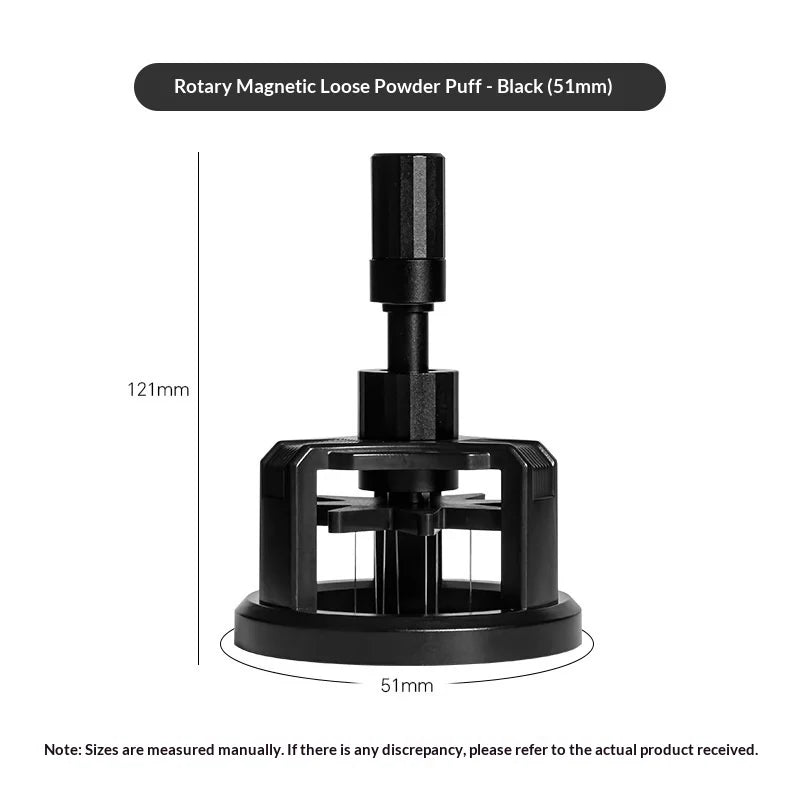 Needle Type Fabric Powder Dispenser, Magnetic Powder Dispersing Needle, Rotating Coffee Powder Clumping and Dispersing Device Zpaxo