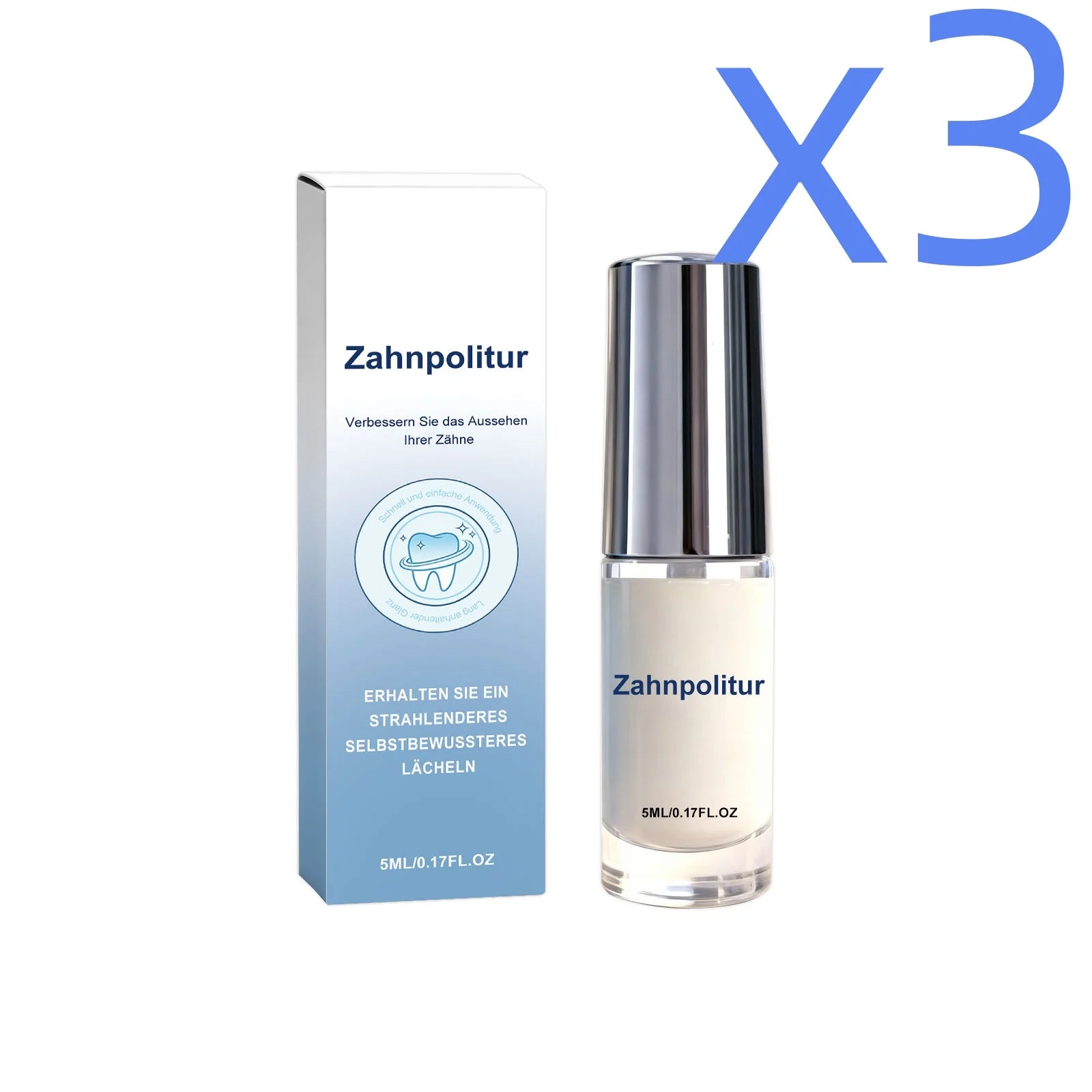 Xylitol Tooth Polish – Whiten, Brighten & Protect Enamel Teeth Whitening Polish Zpaxo 5ml Boxed X 3PCS