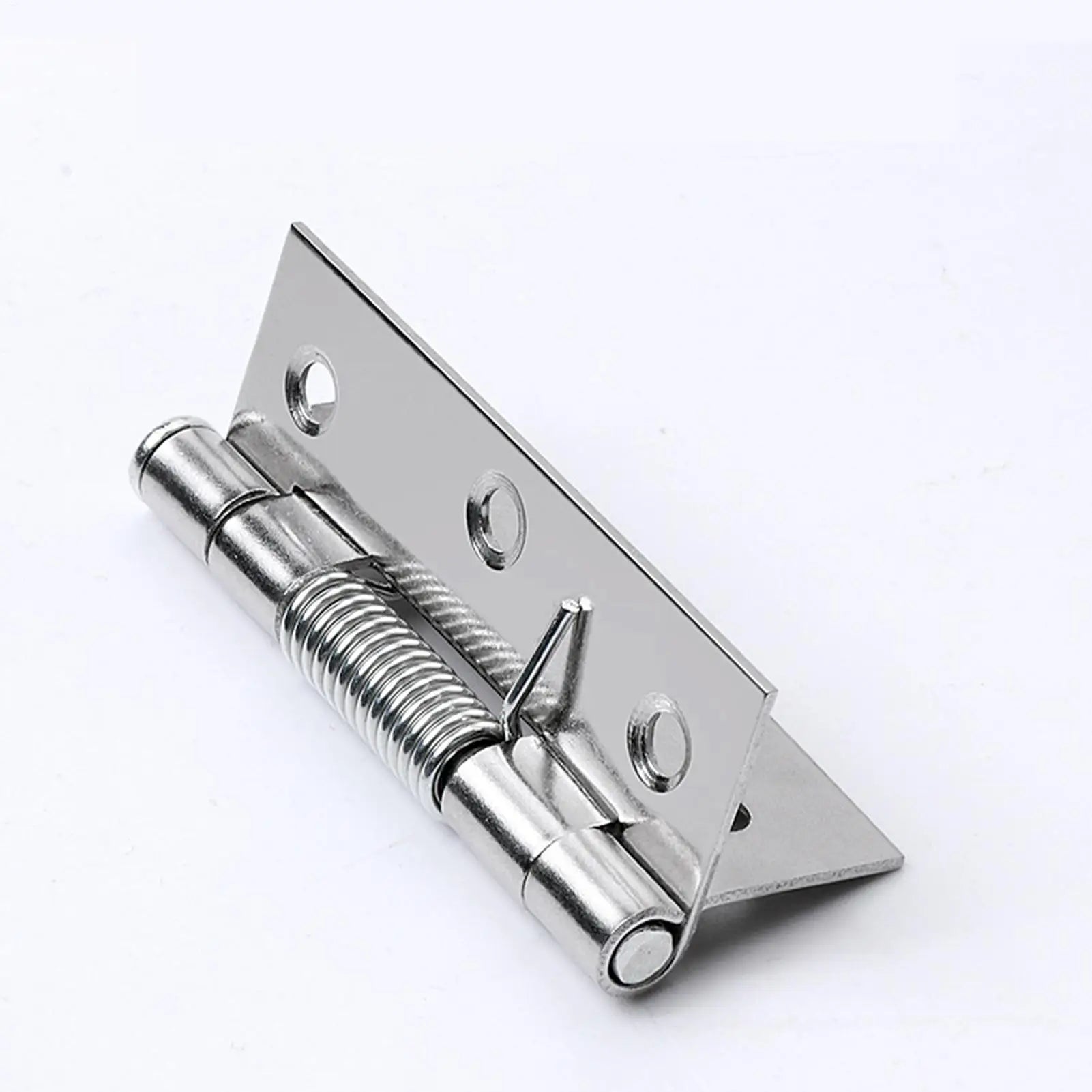 Spring Door Hinge Stainless Steel Strong Load-Bearing Capacity Adjustable Door Hinges for Interior Cabinet Wardrobe Adjustable Zpaxo