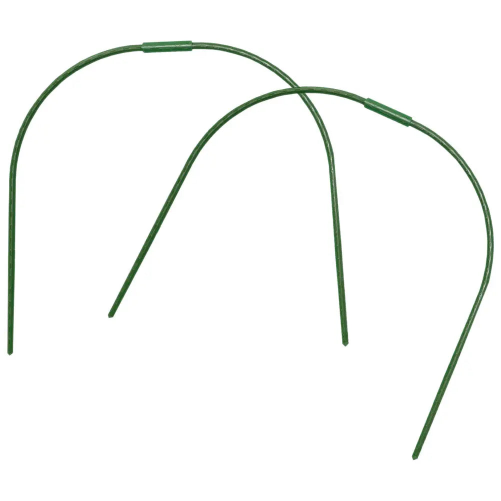 2Pcs Sturdy Garden Hoops for Greenhouse Tunnel Plant Cover Frost Protection Raised Bed Arch Support Rack with Sunshade Net Zpaxo
