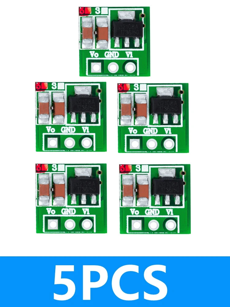 1PCS /5PCS/10pcs 0.9-5V To 5V DC-DC Step-Up Power Module Voltage Boost Converter Board 1.5V 1.8V 2.5V 3V 3.3V 3.7V 4.2V To 5V Zpaxo 5PCS