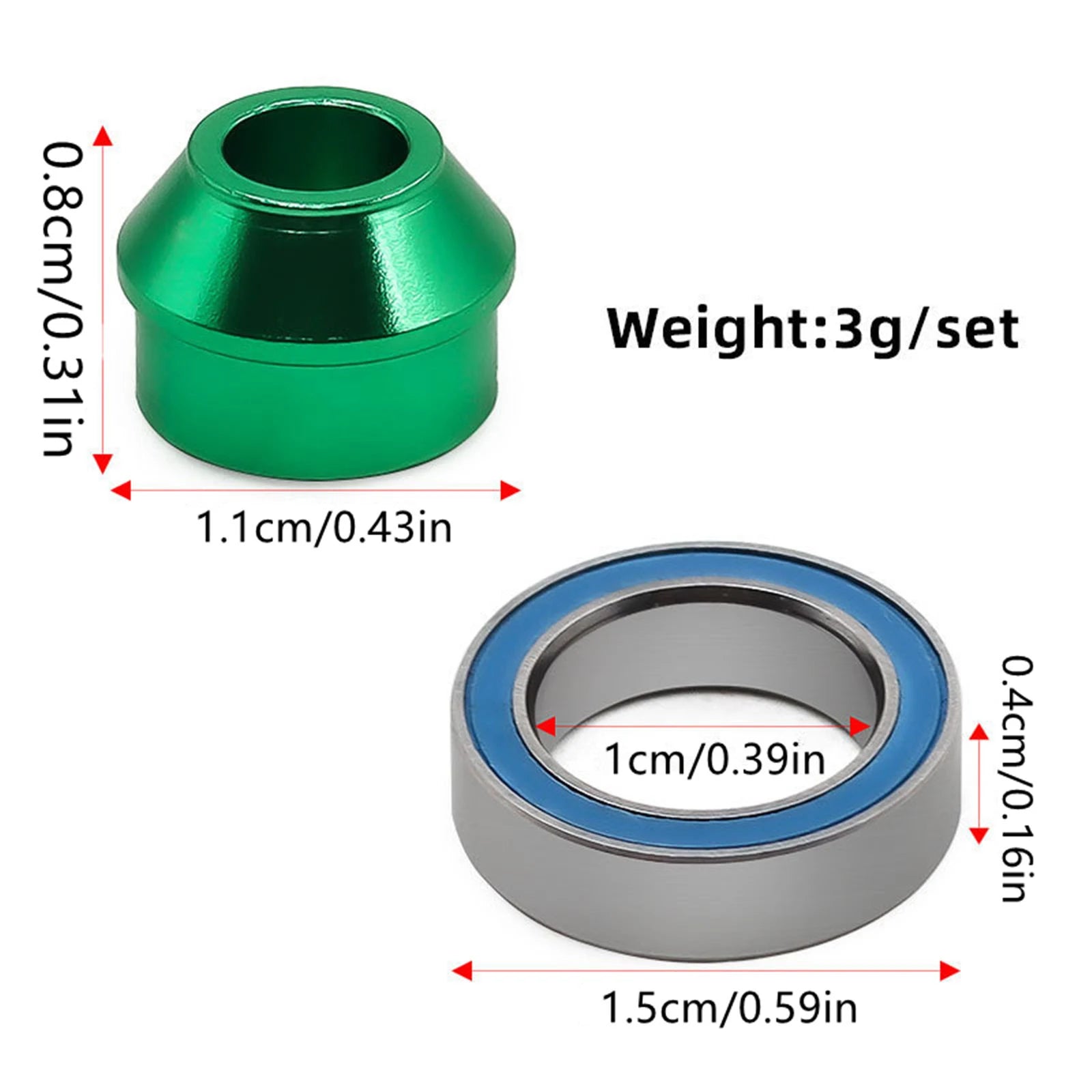 Aluminum Bearing Central Friction Device Adapter Traxxas Slash 4X4