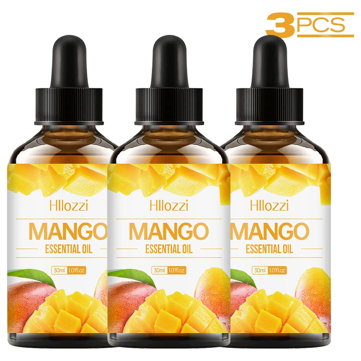 Plant Essential Oil 3 Fruit Aromatherapy Soap Making DIY Multi Zpaxo MANGO 3PCS 30ml