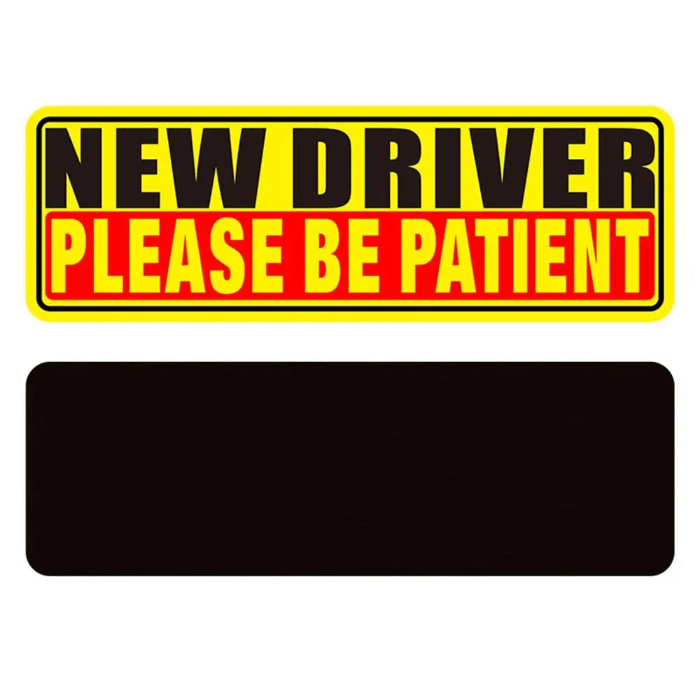 Student Driver Magnets Stickers Adhesive Tape Reflective Magnetic Zpaxo no.3