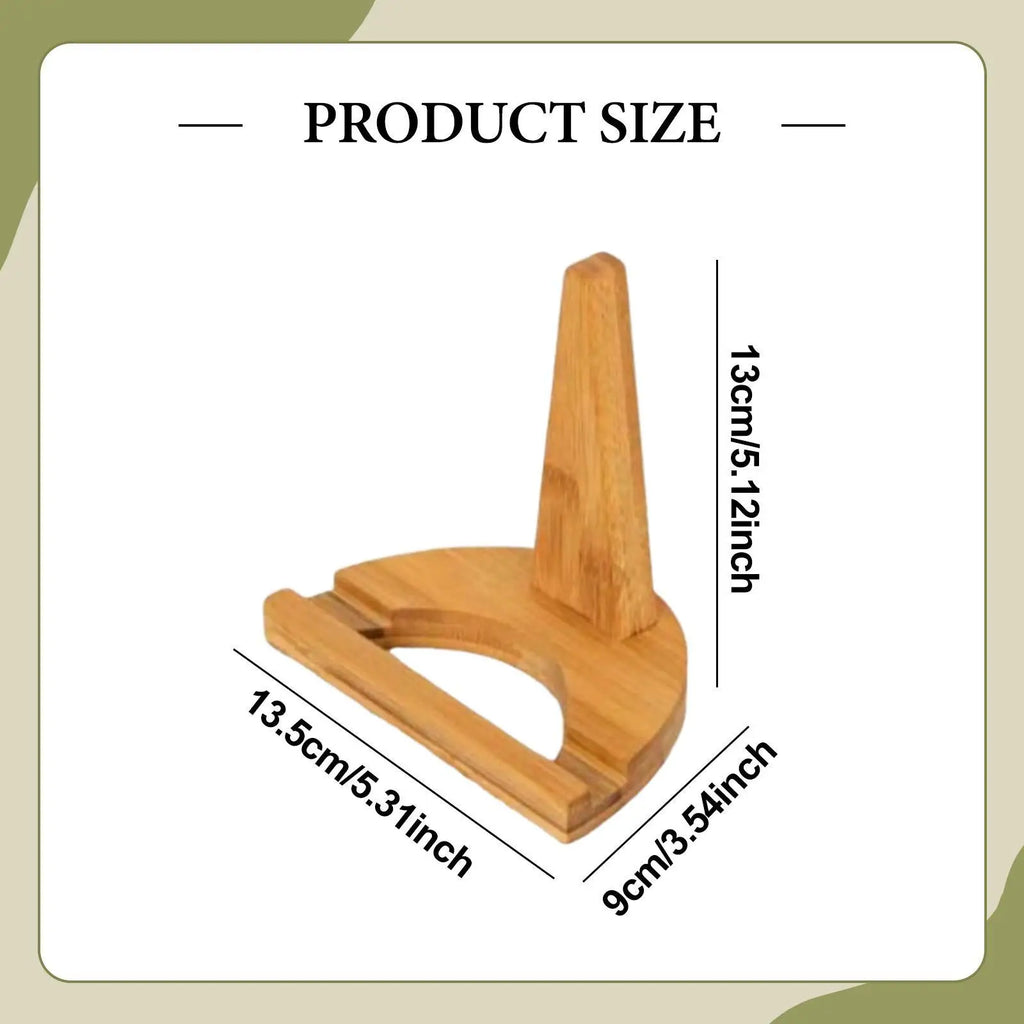 Plate Holder Desktop Wood Platter Stand Creative Plate Storage Organiser for Display Cabinet Countertop Party Home Decoration Zpaxo