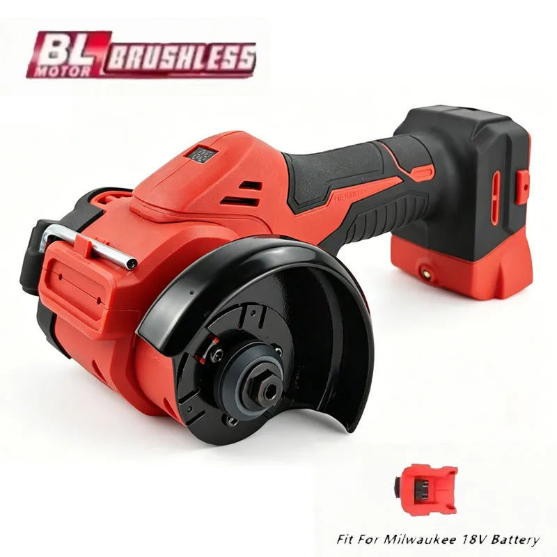 Brushless Angle Grinder Electric CUT OFF Tool Cutting Polishing