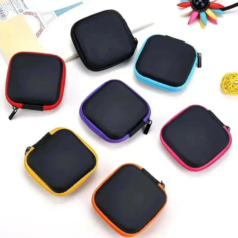 Mini EVA Zipper Storage Bag – AirPods, Earphone & Cable Case