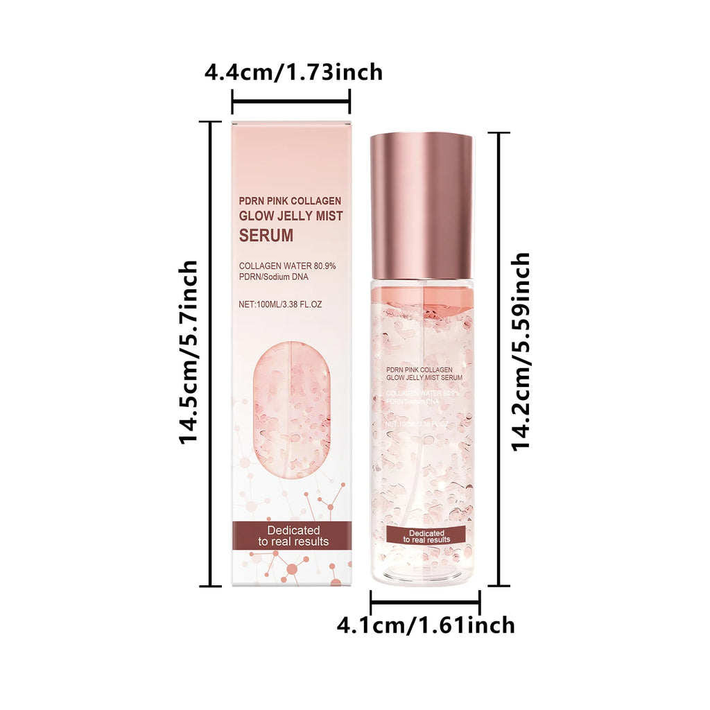 Hoygi Jelly Mist Serum – Brightening & Hydrating Face Spray Face Mist Serum Zpaxo Pink Collagen