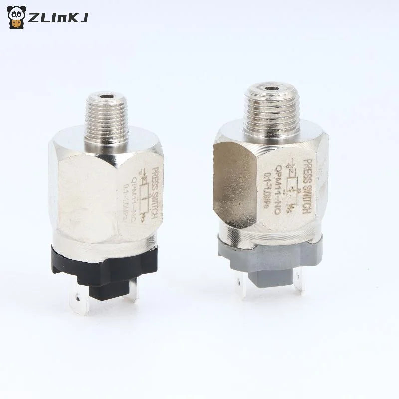 ▶1Pcs G1/8 G1/4 Automatic Controller QPM11 NO NC Adjustable Air Pressure Switch 0.1-1Mpa Hydraulic Diaphragm Zpaxo