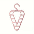 Folding Rotatable Hanger Magic Hook Non-slip Triangle Space Saving