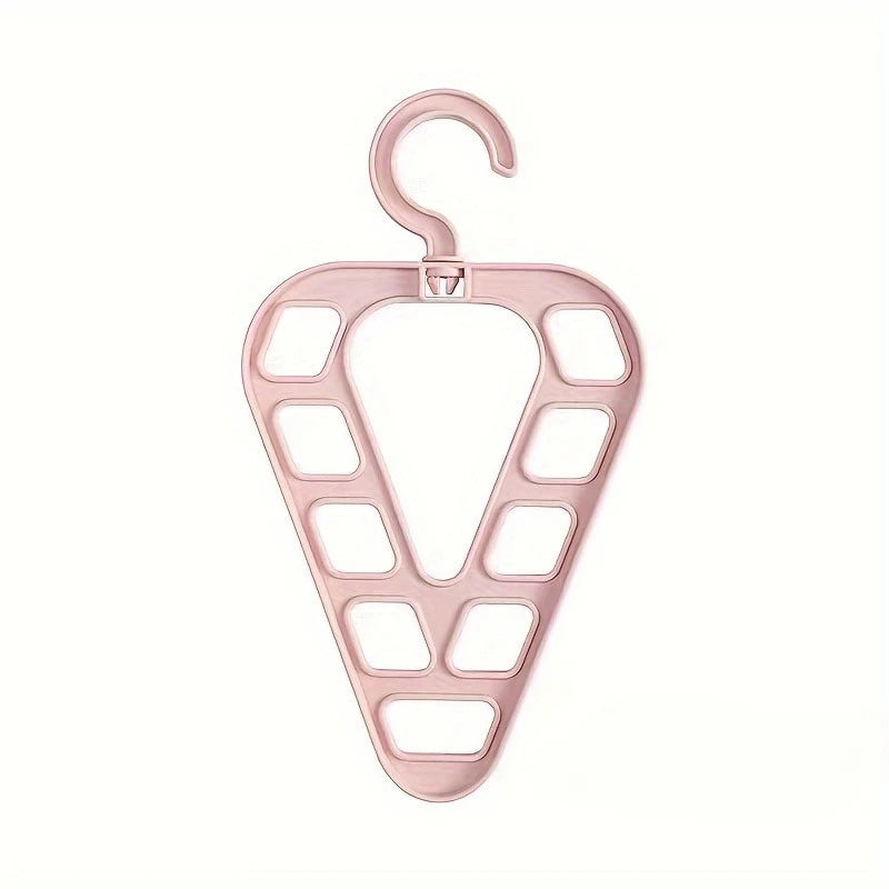 Folding Rotatable Hanger Magic Hook Non-slip Triangle Space Saving
