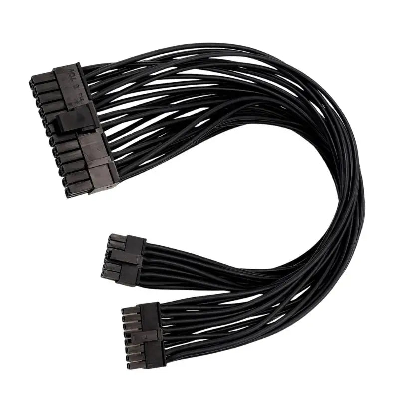 652F 24Pin 16p+12p Silicone Coated Modular Soft Wire Copper Conductors Zpaxo Black 24PIN 0.5m CN
