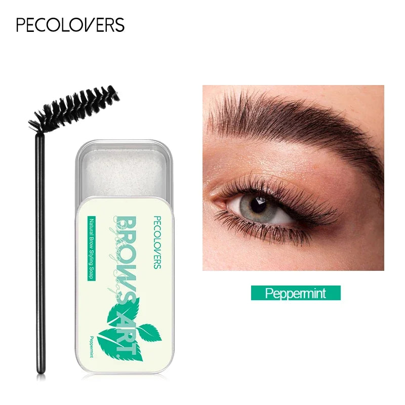 1Pcs Natural Transparent Pomade Eyebrow Styling Soap Brows Gel Wax Fixer With Brush Make-up for Women Eyebrow Cosmetics Zpaxo 05