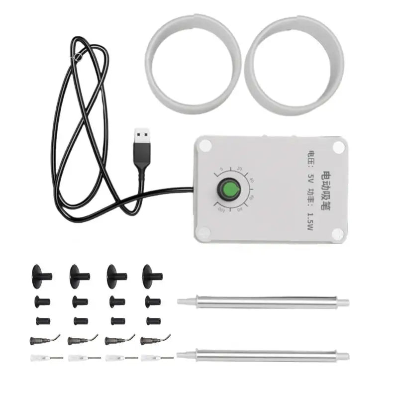 USB Power Vacuum Suction Pen For IC And CPU Chip With Adjustable Suction Strength 1/2/3/4 Suction Pad option Zpaxo