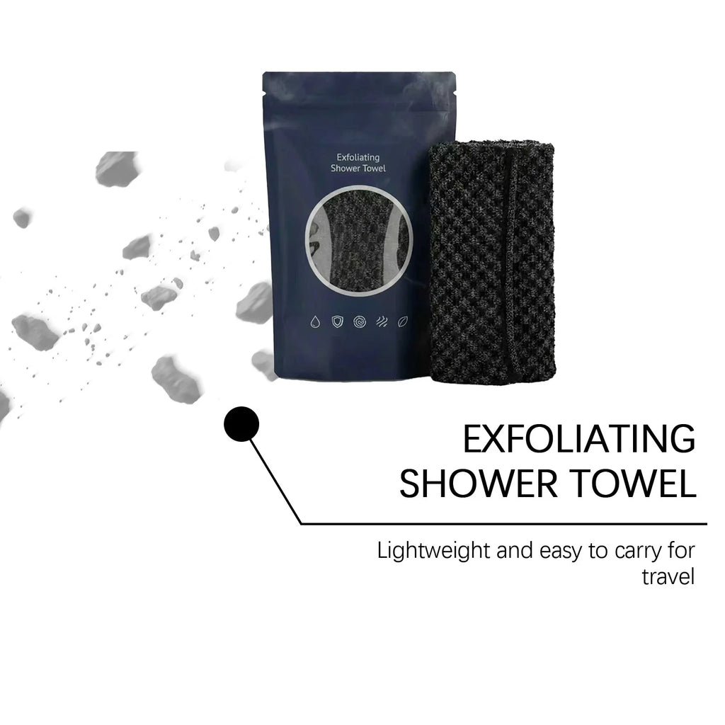 Ultra-Long Exfoliating Bath Towel – Back Scrubber for Men & Women Exfoliating Bath Towel Zpaxo