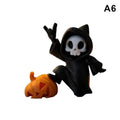 Mini Gothic Grim Reaper Figurine Cute Resin Skeleton Statue Desktop Zpaxo A6