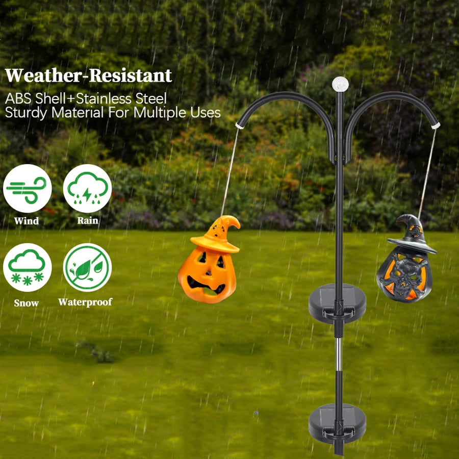 Halloween Pumpkin Solar Garden Led Light Yard Decoration Waterproof Zpaxo