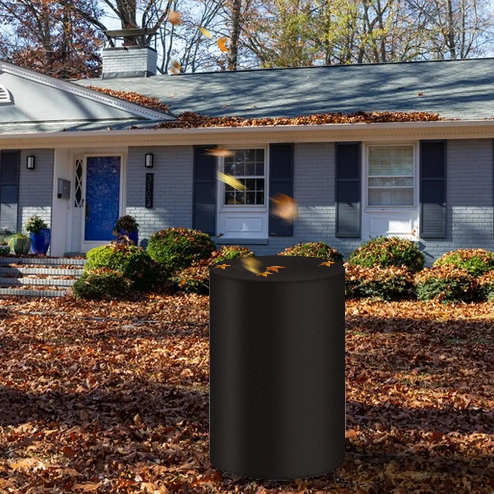 55-Gallon Barrel Cover Water Collection Tank Waterproof Dustproof
