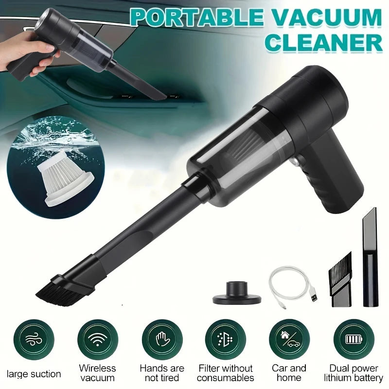 Car vacuum cleaner, small mini handheld portable vacuum cleaner, multifunctional, suitable for various scenarios inside the car Zpaxo