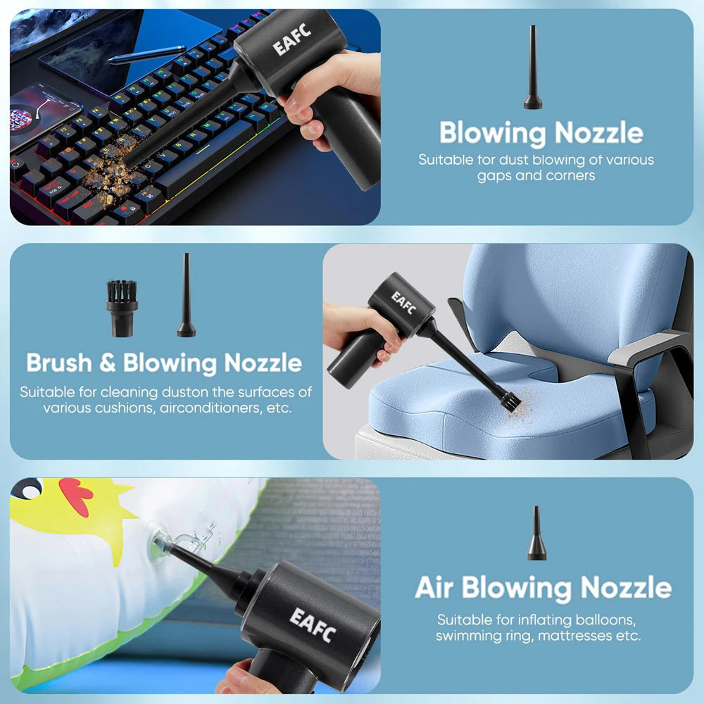 Mini Vacuum Cleaner For Home Pet Car 6000Pa 120W Wireless Handheld High Power Car Vacuum Cleaner Portable Zpaxo