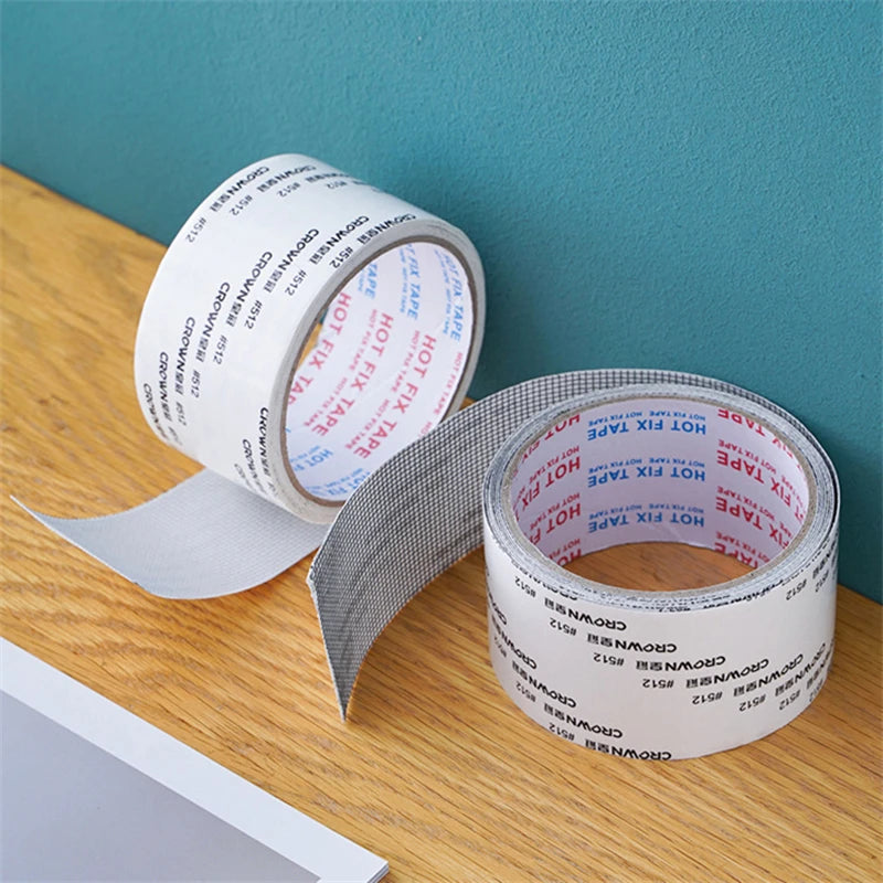 2M Window Screen Tape Anti-Mosquito Screen Repair Subsidy Self-Adhesive Door Curtain Mosquito Net Hole Patch Repair Tapes Zpaxo