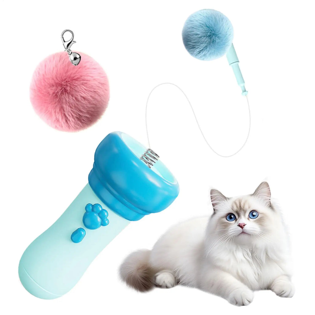 Cat Wand Toy Smart Automatic Retractable Teaser Stick Interactive