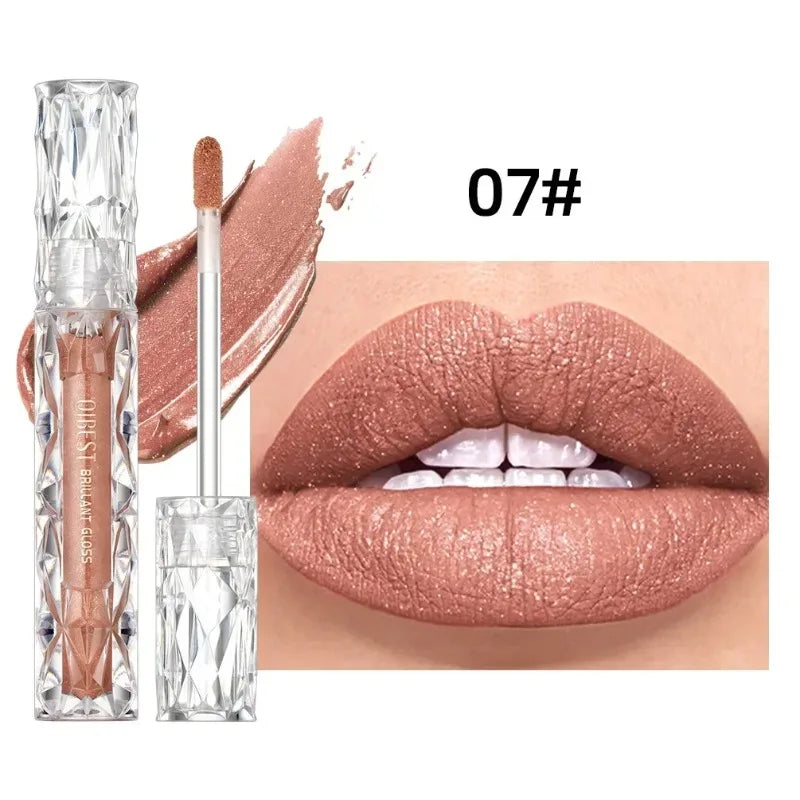 Waterproof Diamond Liquid Lipstick Moisturizing Long-lasting Matte Zpaxo 07