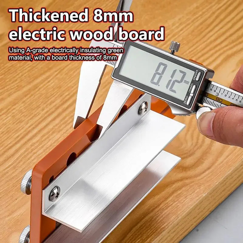 Wood Router Slotting Locator Accurate Slotted Base Machine Bracket Zpaxo