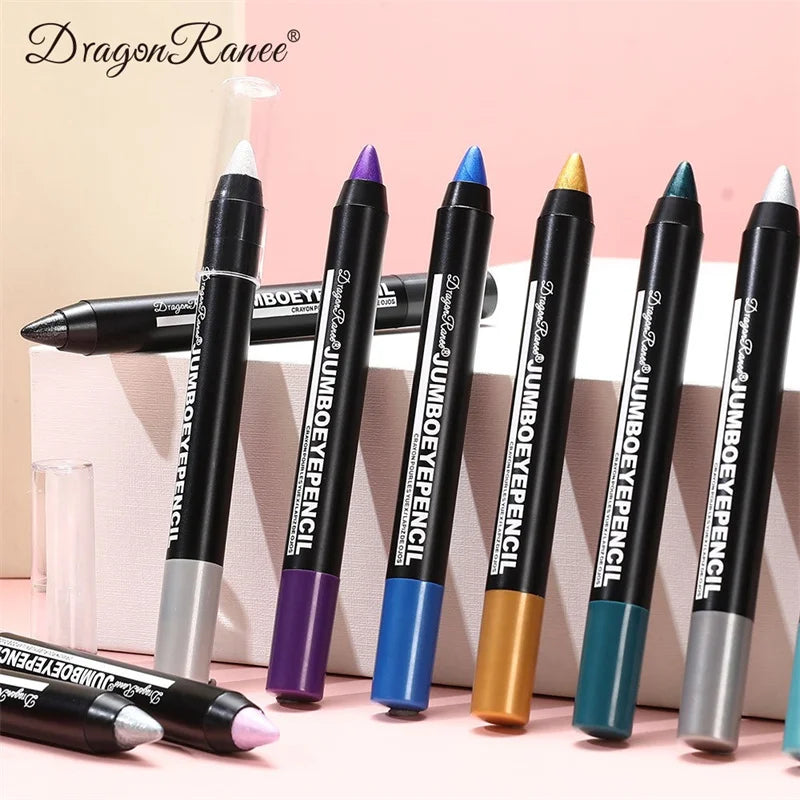 12 Colors Long-lasting Eyeshadow Pencil Waterproof Pigment Blue Zpaxo