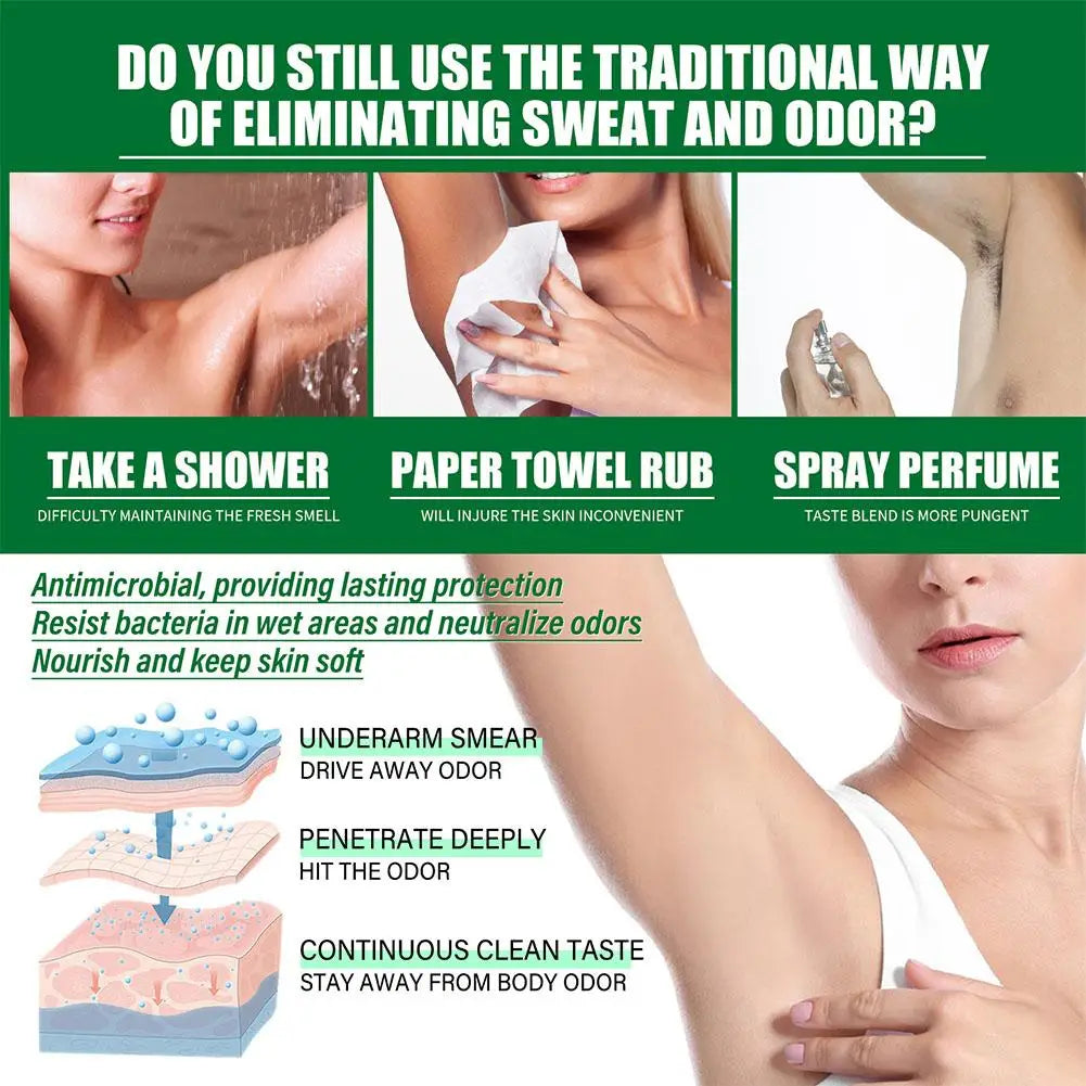 Natural Plant Extract Deodorant Spray – All-Day Odor Control Natural Deodorant Spray Zpaxo