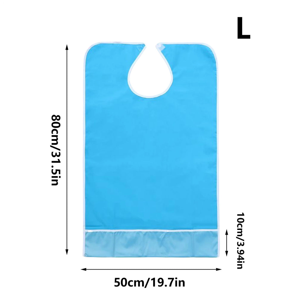 Bibs Adults Waterproof Clothing Protector Crumb Catcher Elderly