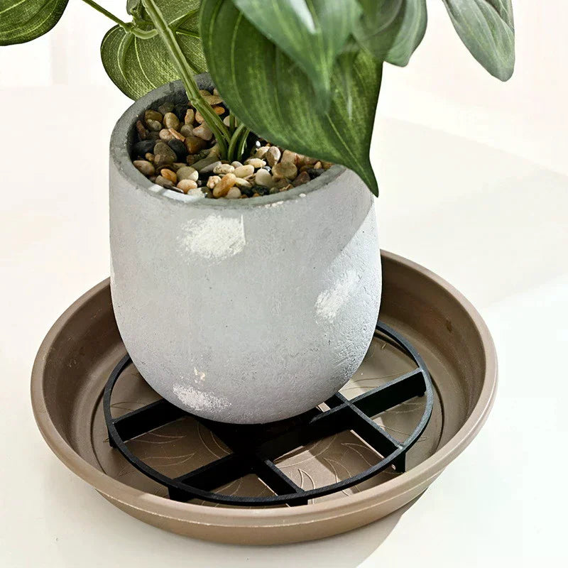 Anti Rot Root Plastic Saucer Bracket Drip Plant Flowerpot Tray Indoor Zpaxo