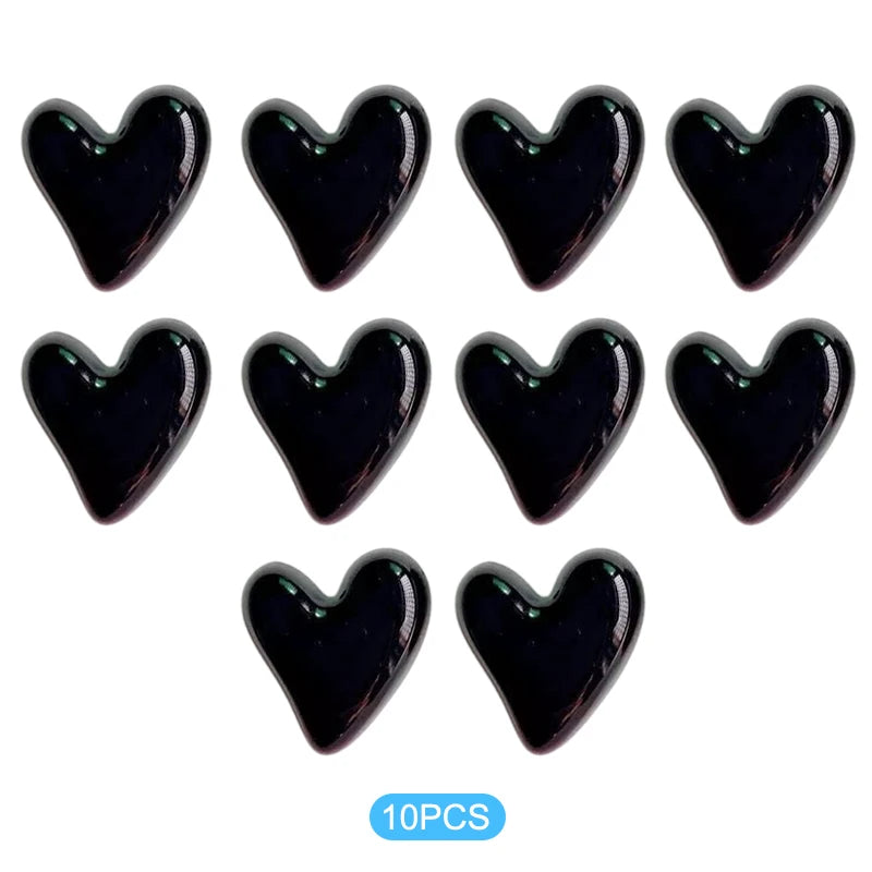 10 Heart-shaped Fridge Magnets Magnetic Message Boards Camera Zpaxo A11