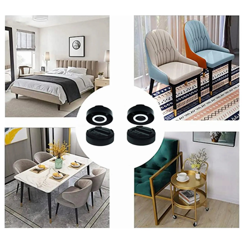 4x Heavy Duty Multi-slot Sofa Furniture ,Non- Bed Leg Pad Riser , Table Lift Zpaxo
