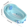 Baby Bath Temperature Toddler Bath Floating Temp Gauge Fast-Reading Waterproof Baby Bathtub Temperature Toy For Travel Nursery Zpaxo SKY BLUE United States