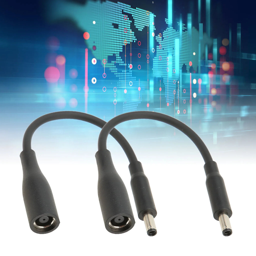 4pcs DC 7.4x5.0mm to 4.5x3.0mm Adapter Cable Plug and Play DC Power Converter Cable Tip Adapter Converter Cable for Dell Laptop Zpaxo Default Title