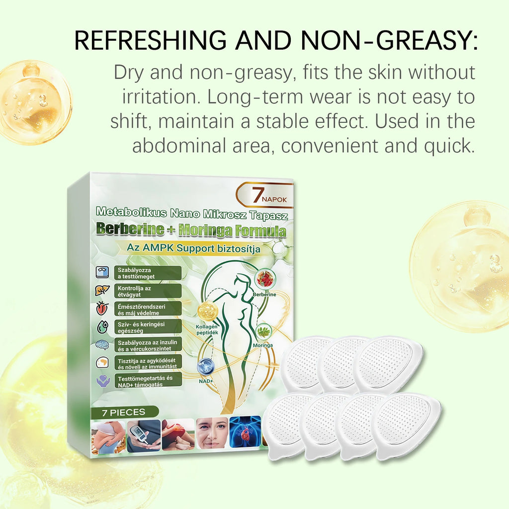 Nano Microneedle Body Firming Patch – Collagen, NAD+ | 7 Pcs Microneedle Skin Patch Zpaxo