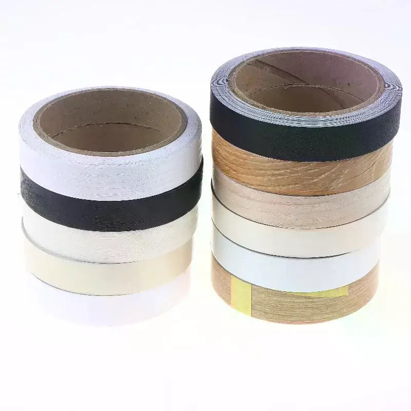 10mx2cm Preglued Edging PVC Edge Banding For Wood Kitchen Wardrobe Furniture Table Desk Board Edgeband Edger Glossy Zpaxo