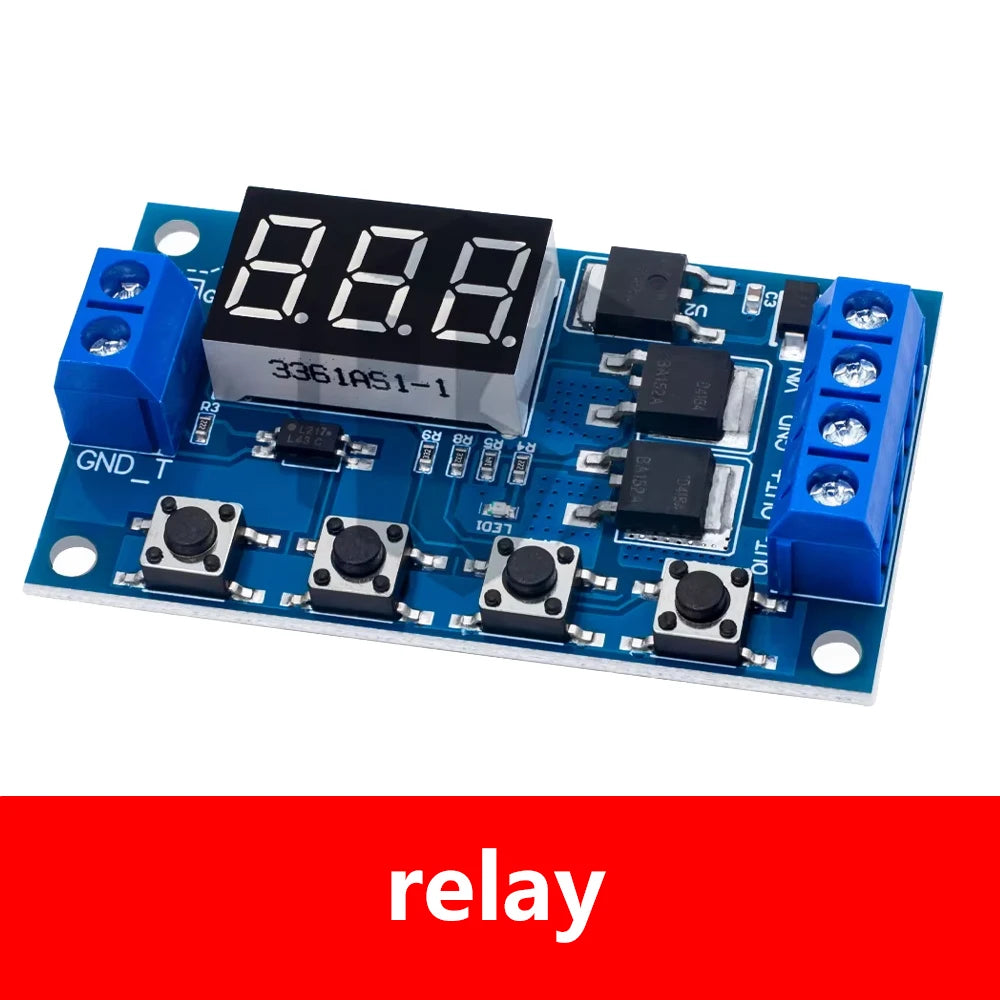 DIY Project Time Delay Relay 5V 1-Channel 999-Min Cycle Zpaxo relay