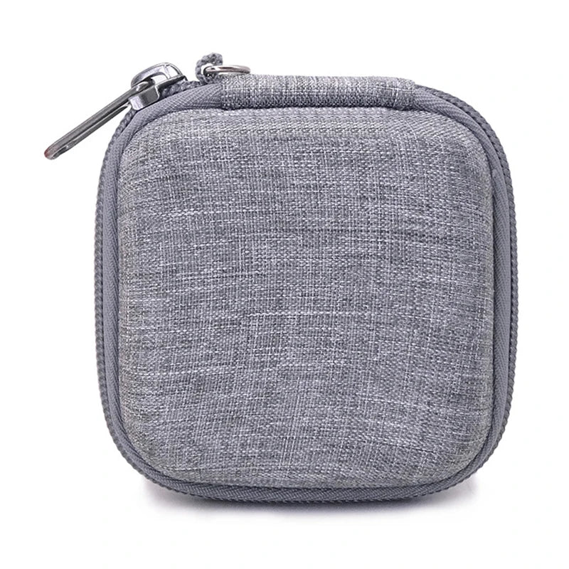 Leather Digital Gadgets Organizer Bag – Earphone & Cable Case Gadget Organizer Bag Zpaxo