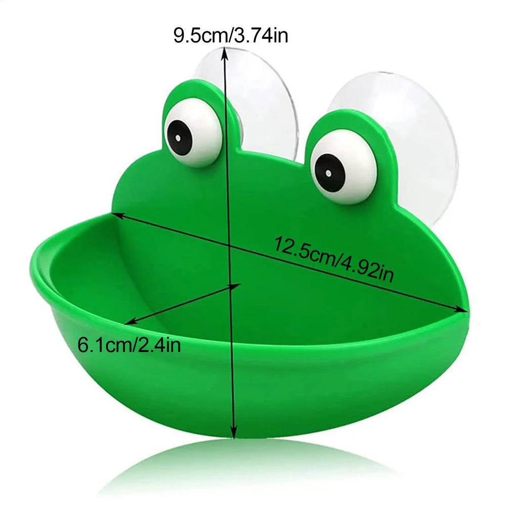 Frog Habitat Frog Holder Suction Cup Reptile Basking Area Resting Terrace Suction Cups Tank Decor ank Aquarium Aquascape Zpaxo