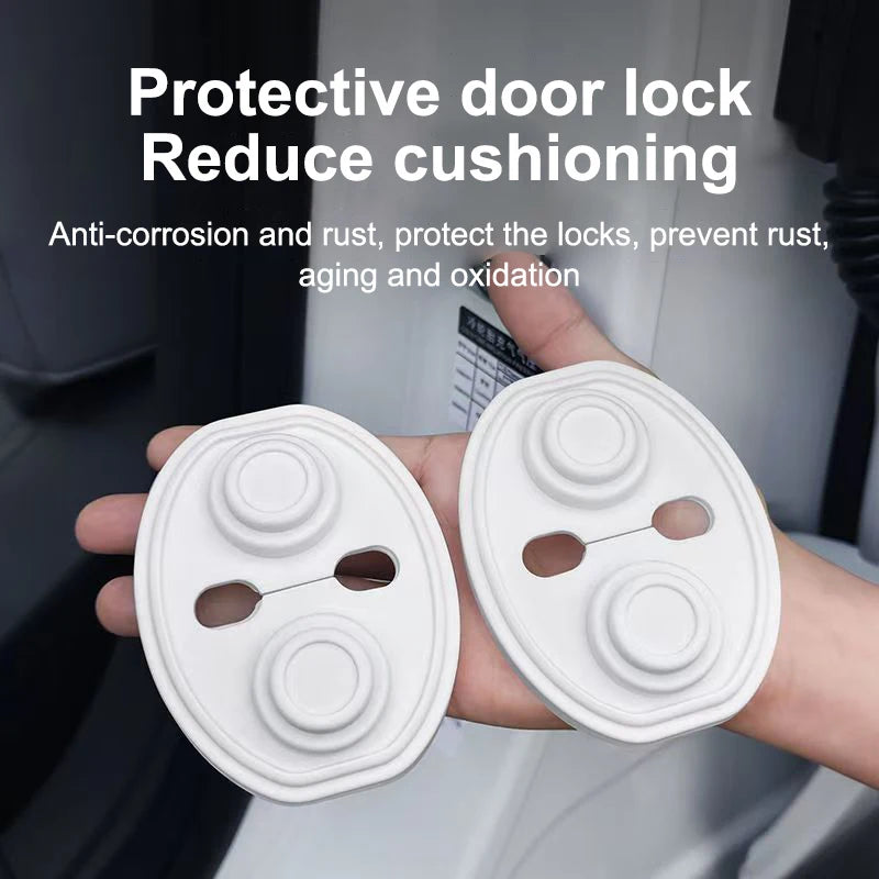 Silicone Car Door Cushion Pads – Mute Shock Absorber (2/4 Pcs)