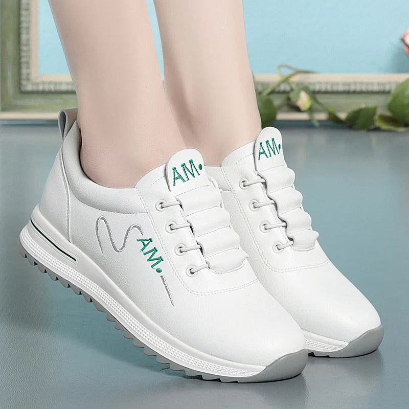 White Shoes Women Sneakers 2023 Breathable Women's Sports Outdoor Zpaxo