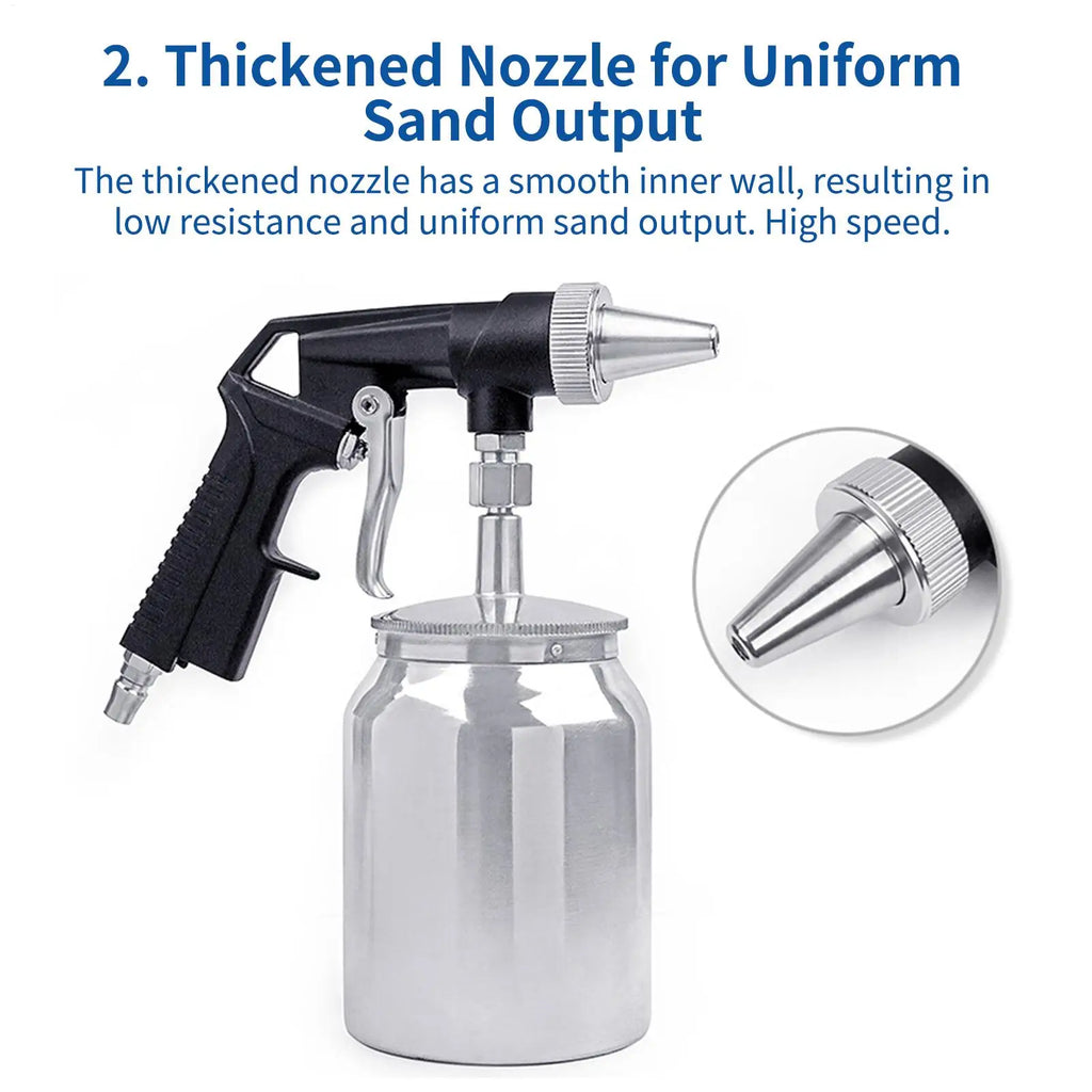 Pneumatic Sand Blasting Tool Cleaning Detailing Car Accessories