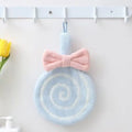 Cartoon Hand Towel Soft Absorbent Coral Velvet Embroidered Zpaxo A2