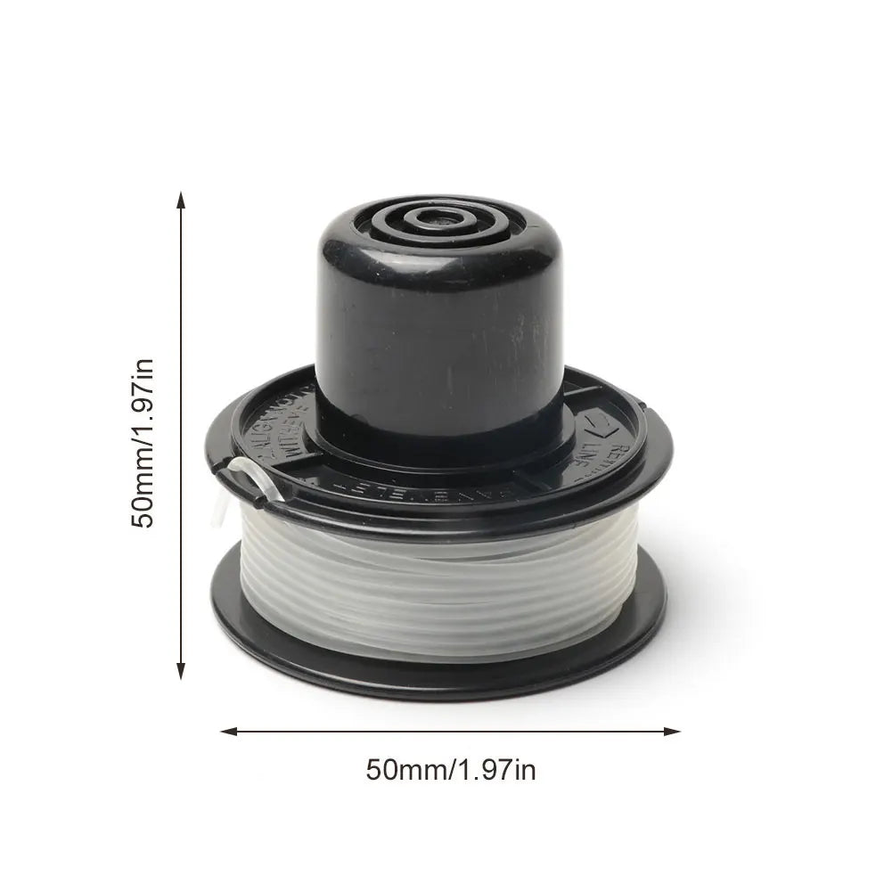 20ft String Trimmer Line Replacement Spools Spool Cap Covers Spring