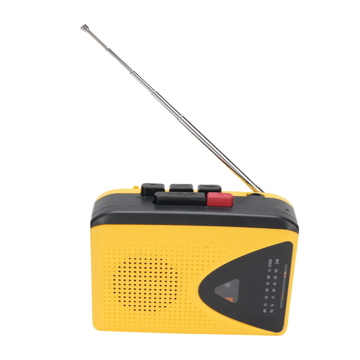 Vintage Tape Recorder Battery Powered Cassette Player Long Antenna Zpaxo