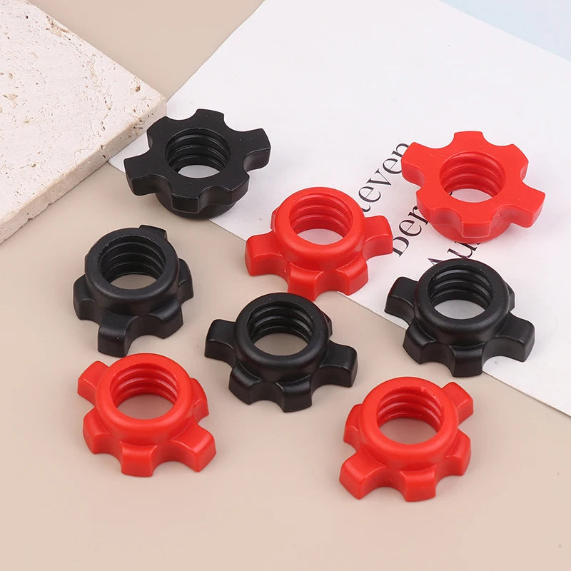 8 Barbell Dumbbell Hexagonal Nut Fixing Accessories Home Gym Fitness Zpaxo