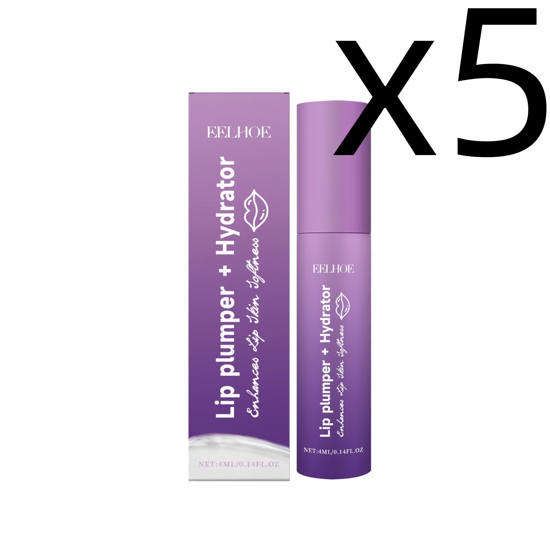Jojoba Seed Oil Lip Balm Repair Dry Cracked Lips Reduce Fine Lines Enhance Lip Elasticity Lasting Moisturizing Portable Lipstick Zpaxo 4ml Boxed X 5PCS