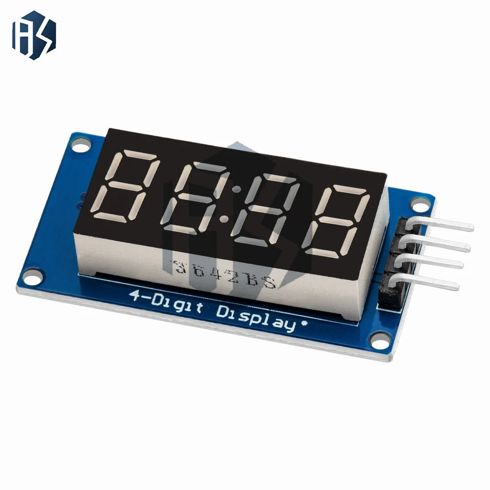 tm1637 4 Bits Digital LED Display Module For arduino 7 Segment 0.36Inch Clock RED Anode Tube Four Serial Driver Board Pack Zpaxo